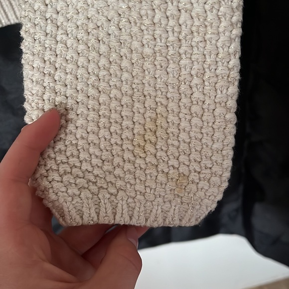 Silvery knitted long sleeve sweater - Picture 3 of 3